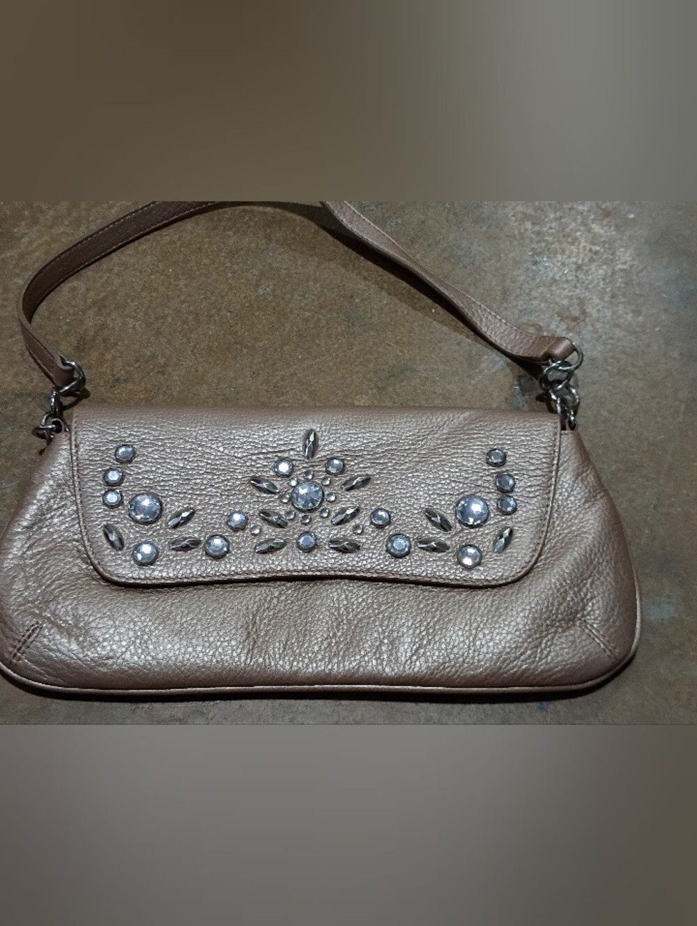The Sak Pink Label Clutch with Jewel Accents